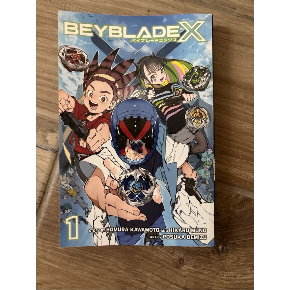 Beyblade X Vol. 1 Manga English VIZ Media CoroCoro Comic 2023 Softcover New